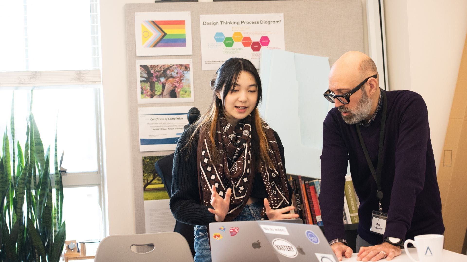 AI at Avenues | A Human-Centered Approach to Education - 2 Column Stacking Card
